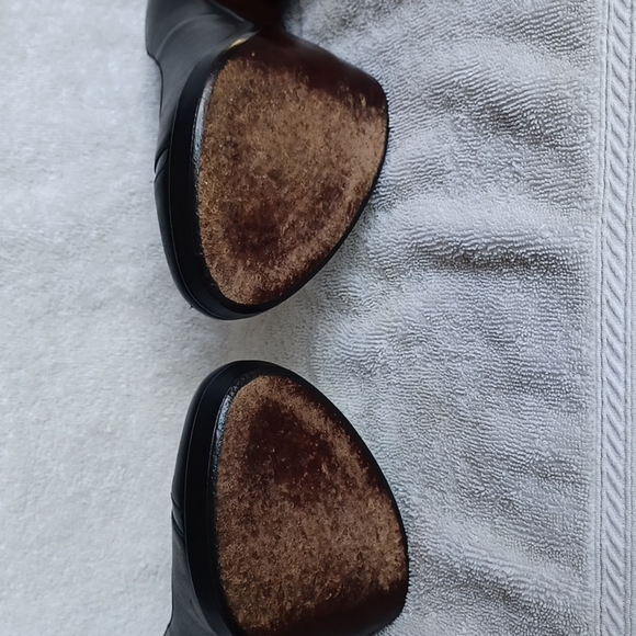 Cole Haan "Tonya II" Platform Chunky Heel Leather Pump- Sz. 8 - Picture 10 of 13